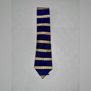 NIBag Joe Boxer Striped Smiley Face 100% Silk Tie